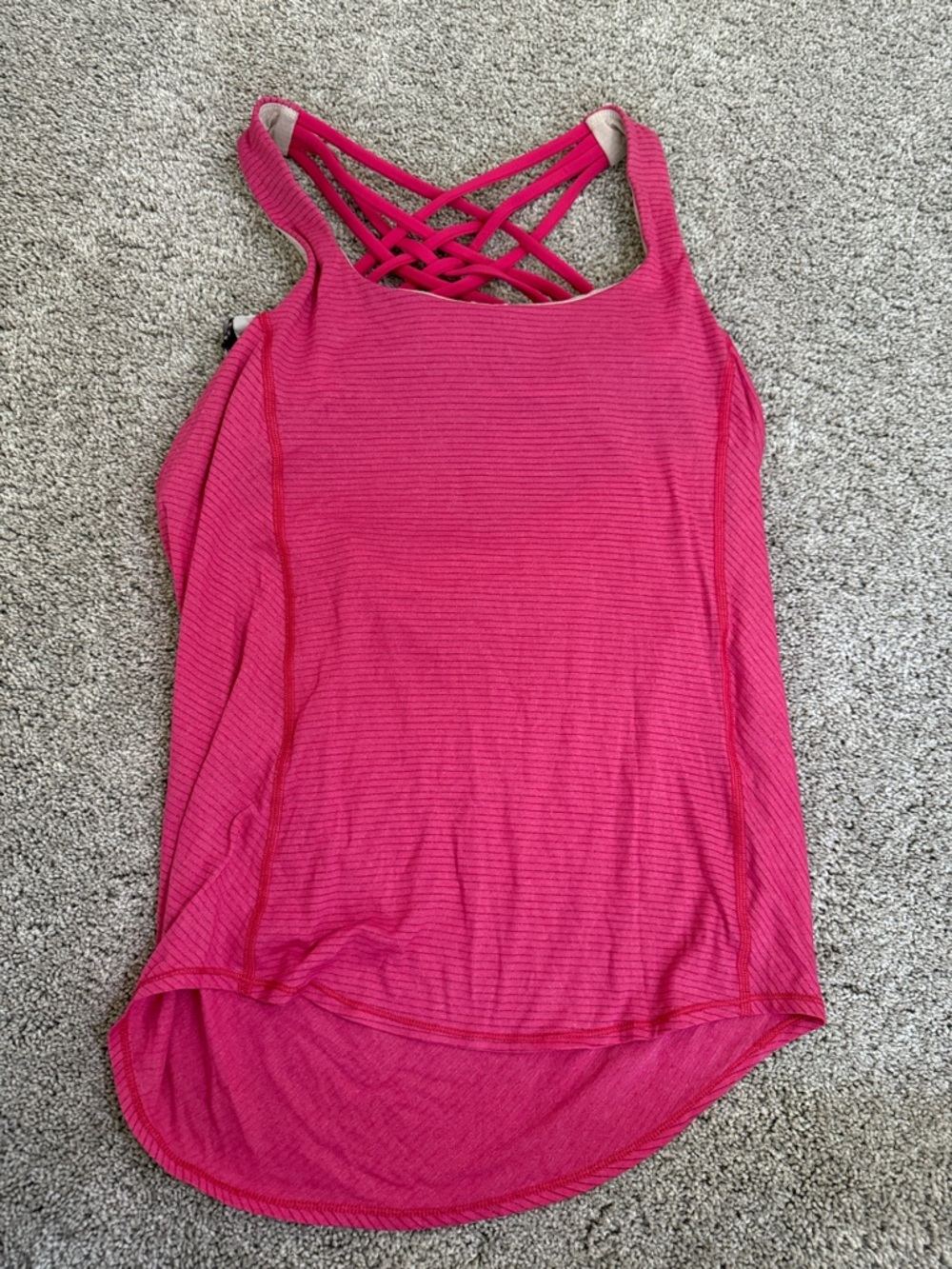 lululemon athletica Strappy Back Tank - Hot Pink